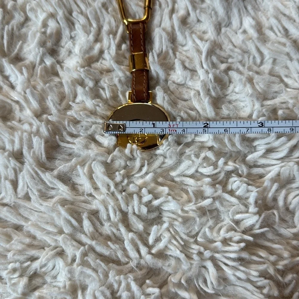 VintageGucci key chain bag charm key ring interlocking